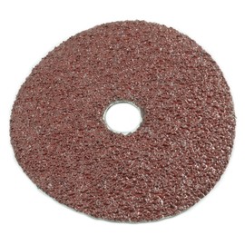 Forney 71750 4-Inch Aluminum Oxide Sanding Disc with 7/8-Inch Arbor, 24-Grit