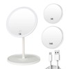 JSONPHX 1X LED Makeup Mirror with 5X and 10X Suction