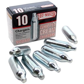 Chef Master Whipped Cream Chargers, 10-Pack