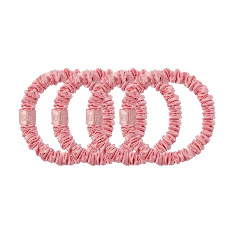 slip Skinny Pink Scrunchies - Back to Basics - Anti-Crease,