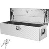 VEVOR Heavy Duty Aluminum Truck Bed Tool Box, Diamond Plate