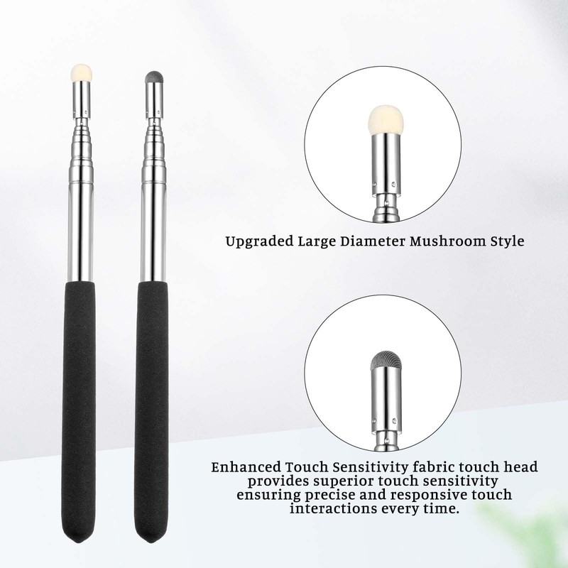 Ptwola 2 Pack Retractable Teachers Pointer Teaching Pointer Stick for