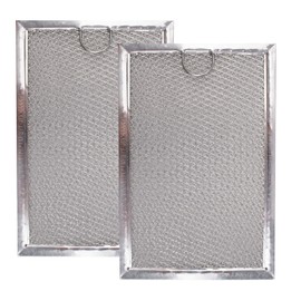 WZKO Microwave oven Grease Filter for G.EWB06X10309 WB06X10359 L.G 5230W1A012B Vent Replacement Filter 5 X 7-5/8 X 3/32 In (Pack 2)