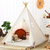 wilwolfer Kids Teepee Tent for Girls or Boys with Carry