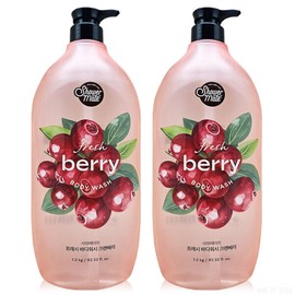 Farmers 샤워메이트 파머스 바디워시 크랜베리향 1.2L 2개 [샤워메이트 바디워시 베리 1200ml x 2개] Shower Mate Farmers Body Wash Cranberry Scent 1.2L 2 Pack [Shower Mate Body Wash Berry 1200ml x 2]