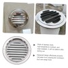 Gadpiparty Stainless Steel Rainproof Air Vent Protector Cover Louvered Grille