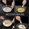 Seamless Danish Dough Whisk -10" Stainless Steel Dutch Bread Dough