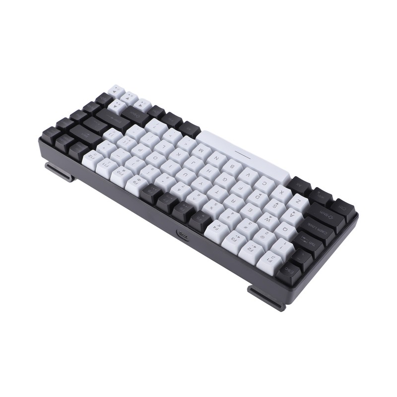 Gaming Keyboard Type C 84 Keys RGB Backlit Ergonomically Curved