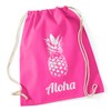 Gym Bag Hipster Bag Aloha Pineapple Jute Bag String Bag