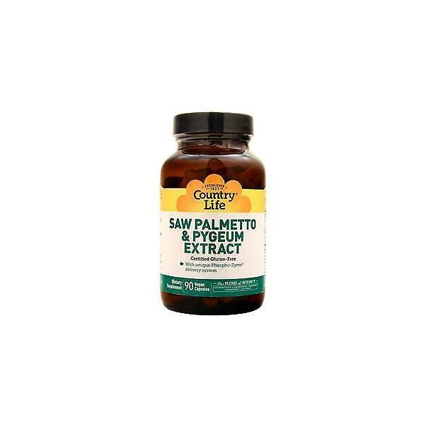 Country Life Saw Palmetto & Pygeum Extract  90 vcaps