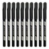 Fineliner Pens, BLACK, Pack of 10, Extra Fine Point (0.3mm),