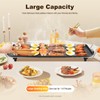 Electric Griddle Teppanyaki Grill 26" 1500W Nonstick Indoor Outdoor Table