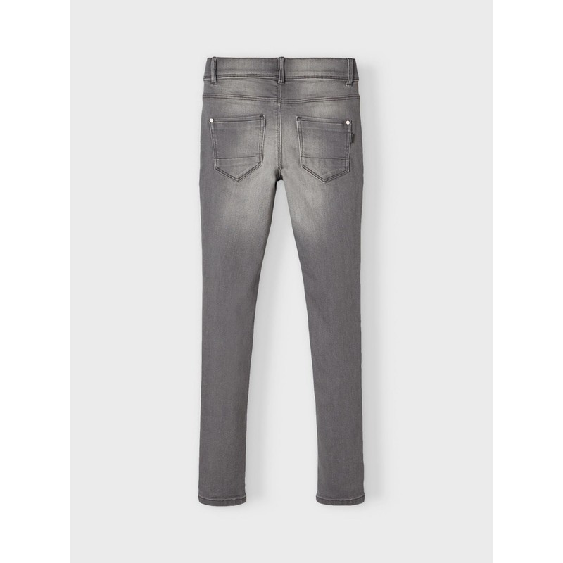 NAME IT Girl Jeans Skinny Fit Stretch, Light Grey Denim