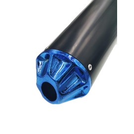 Hestish BLACK/BLUE HIGH PERFORMANCE AFTERMARKET Racing Muffler Exhaust Pipe System kit For Honda XR50 CRF50 XR CRF 50 Chinese 70 110 125cc SDG TAOTAO COOLSTER PIT BIKE EX16 Pit Dirt Bikes