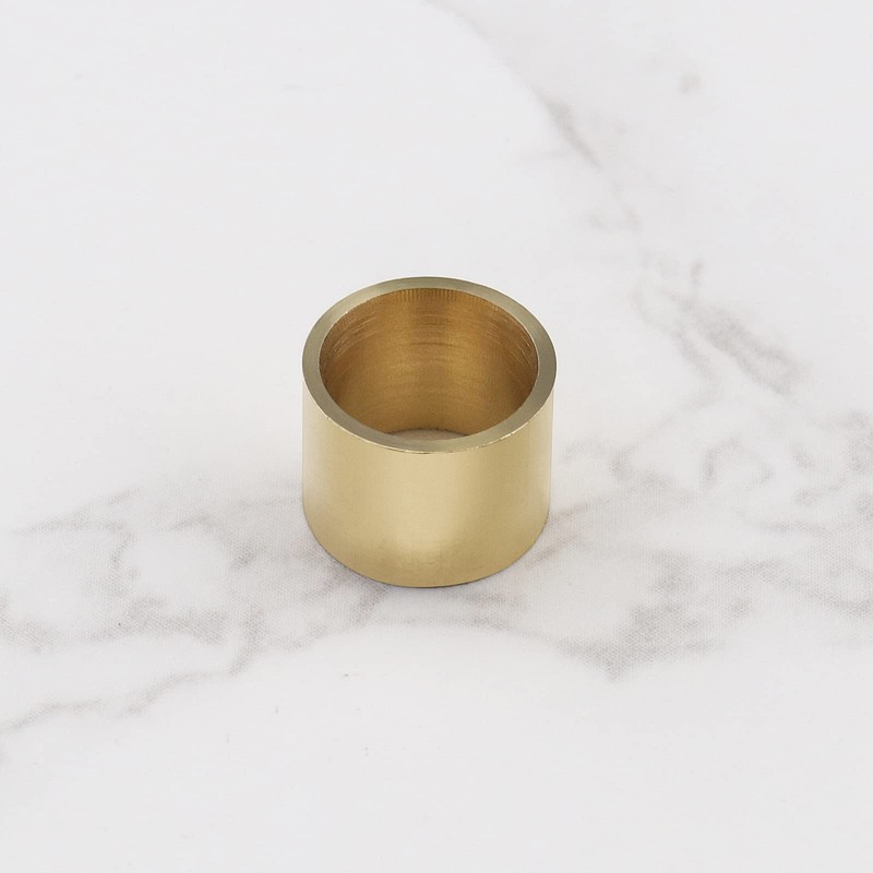 Micro Traders 10PCS Unthreaded Snooker Pool Cue Ferrules for Stick