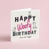 From the Dog Birthday Card - from him or her