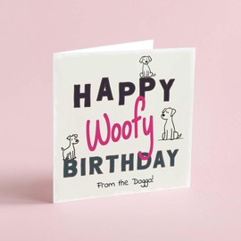 From the Dog Birthday Card - from him or her