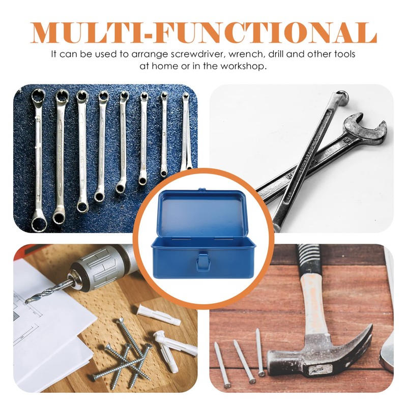 DOITOOL Small Metal Tool Box Organiser for Tool Box Portable