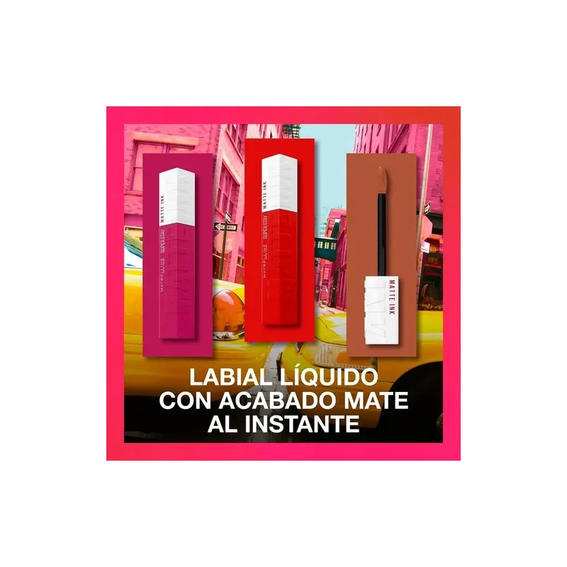 Labial Líquido Larga Duración Superstay Matte Ink Maybelline