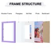 Vittanly 12x12 Picture Frame, Engineered Wood with Shatter Resistant Plexiglass,