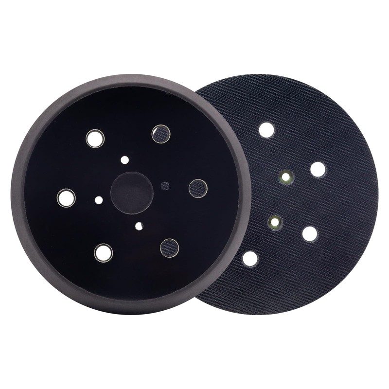 6 Inch Replacement Sander Pads, 6 Holes Hook and Loop