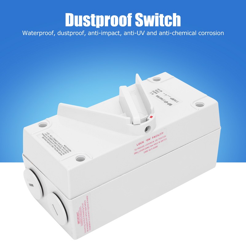 Waterproof Isolation Switch 3‑Phase 4‑Stage Dustproof Manual Industrial SuppliesCF-4P35A