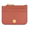 Fossil Lennox Leather or Polyester Purse for Women, ruby-red
