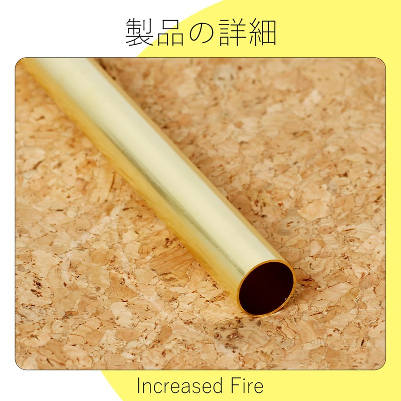 Increased Fire Brass Pipe Outer Diameter 13mm Inner Diameter 12mm