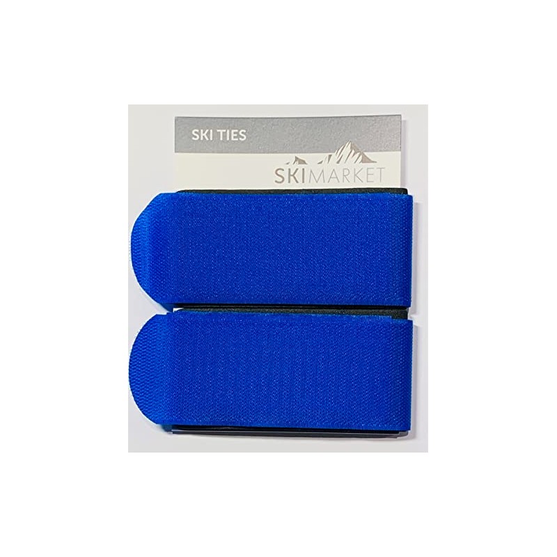 SkiMarket Ski Ties - Jumbo Pair of Ski Foam Backed