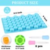 Sakolla Round Candy Molds Silicone, 220 Cavities Mini Cylinder Molds
