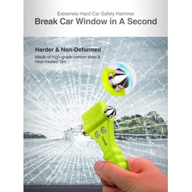 Luxtude Window Breaker Seatbelt Cutter, Car Window Breaker