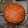 sahel souk Moroccan Leather Pouf Unstuffed Moroccan Pouf Cover Boho