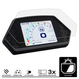 Speedo Angels Screen Protector Speedometer Film for Benelli 502C (2019+) 3 x Anti-Glare