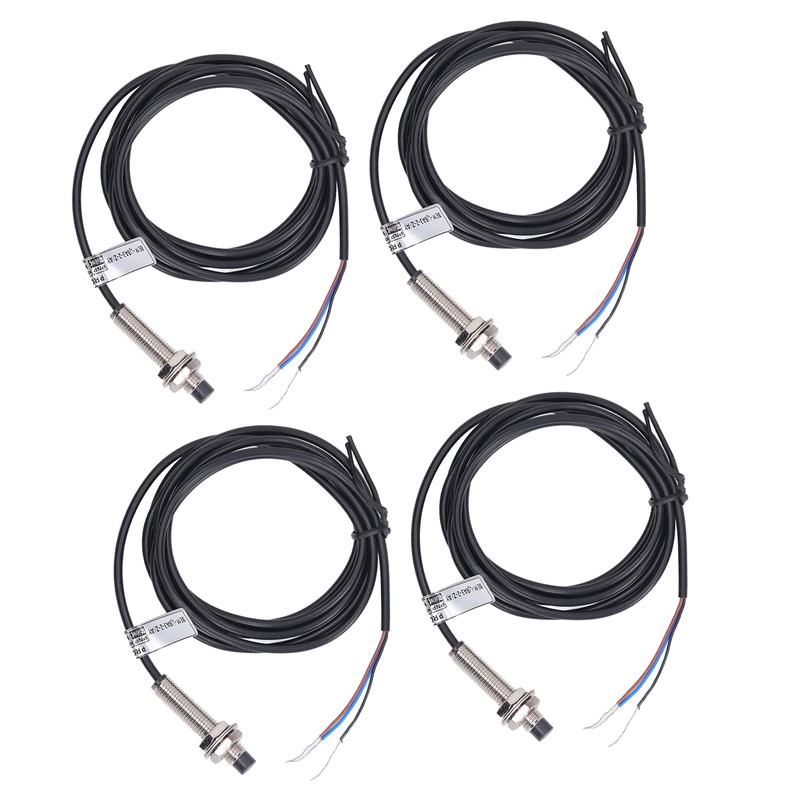 4 Set Proximity Switch 8mm Dia PNP 3 Wire Normally
