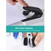 Deli Effortless Desktop Stapler, 40 Sheet Capacity, One Finger Touch