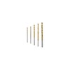 Tsnamay 50Pcs/Set High Speed Steel HSS Titanium Coated Twist Bits