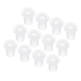 QUARKZMAN Pack of 50 Rubber Grommets, 6 mm Diameter x 4 mm ID x 9.5 mm H Cable Grommets T-shaped Rubber Sleeve Round Feed-Through Grommets for Cable Grommets Cable Grommets Cables Electric Conductor,