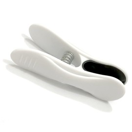 Clothespins, Strong, Non-marking Monotone Clips, Pack of 12, White, Clothespins, Pinch, Stylish, Non-Slip, Windproof