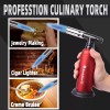 Hotdevil 20g Refillable Butane Torch Industrial Torch Adjustable Double Flame