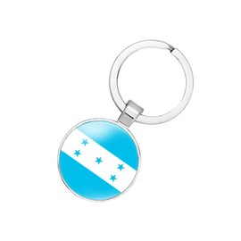 EnigmaGlow Honduras Flag Keyring Key Chain Zinc Alloy Keychains Daily Keychain Home Car Keys for Men Women (Honduras)