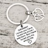 AHAETH Grammy Gift Keychain Best Grammy Ever Key Chains for