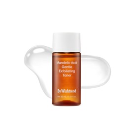 BY WISHTREND- [] Ácido mandélico al 5% Agua preparadora para la piel, Exfoliante suave coreano para el rostro, Tónico Aha Bha, Ideal para