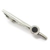Swank T0145 Onyx Tie Bar, Resin, No Gemstone