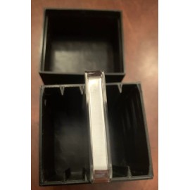Storage Solutions 3DP Black Storage Box Holds 5x 10 oz Silver Bars In Standard Airtight Capsules