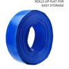 Eastrans 2.5" x 50 FT Pool Backwash Hose,Flat 4 inch
