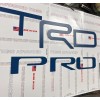 Advanced Trims BLUE TAILGATE Letters for Toyota Tundra TRD Pro