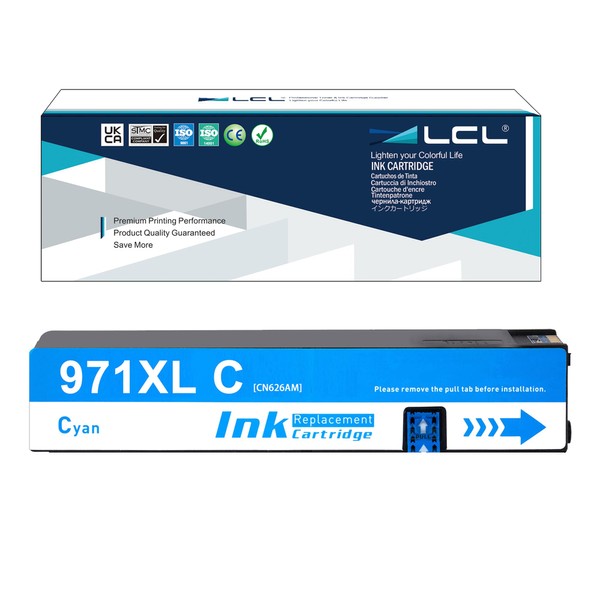 LCL Compatible Ink Cartridge 971XL 971 XL CN622AE CN626AE High