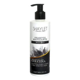 Shampoo Matizante Shanaturals Platina Canas Diferentes Colores Negro