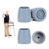 9mm Heavy Duty Rubber Ferrules for Walkers, Zimmer Frames Commodes