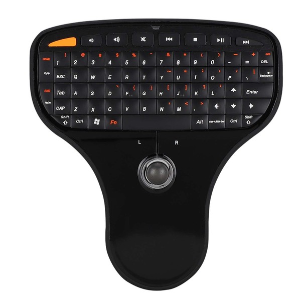 Trackball Keyboard, N5901 Mini USB Multimedia Keyboard Controller and Mouse